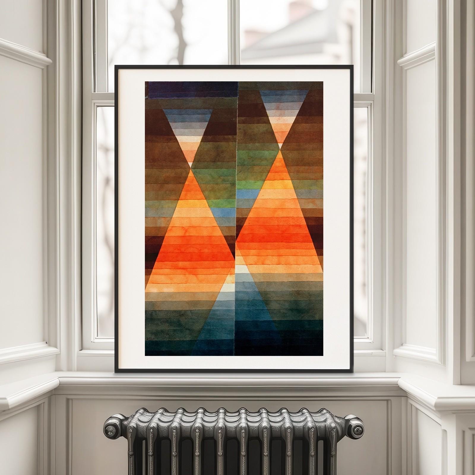 Paul Klee Double Tent Print - Modern Gallery Wall Art Home Decor