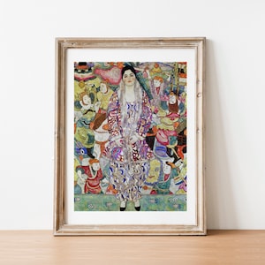 Klimt Friedericke Maria Beer wall decor gallery wall art print vintage poster art famous artist print