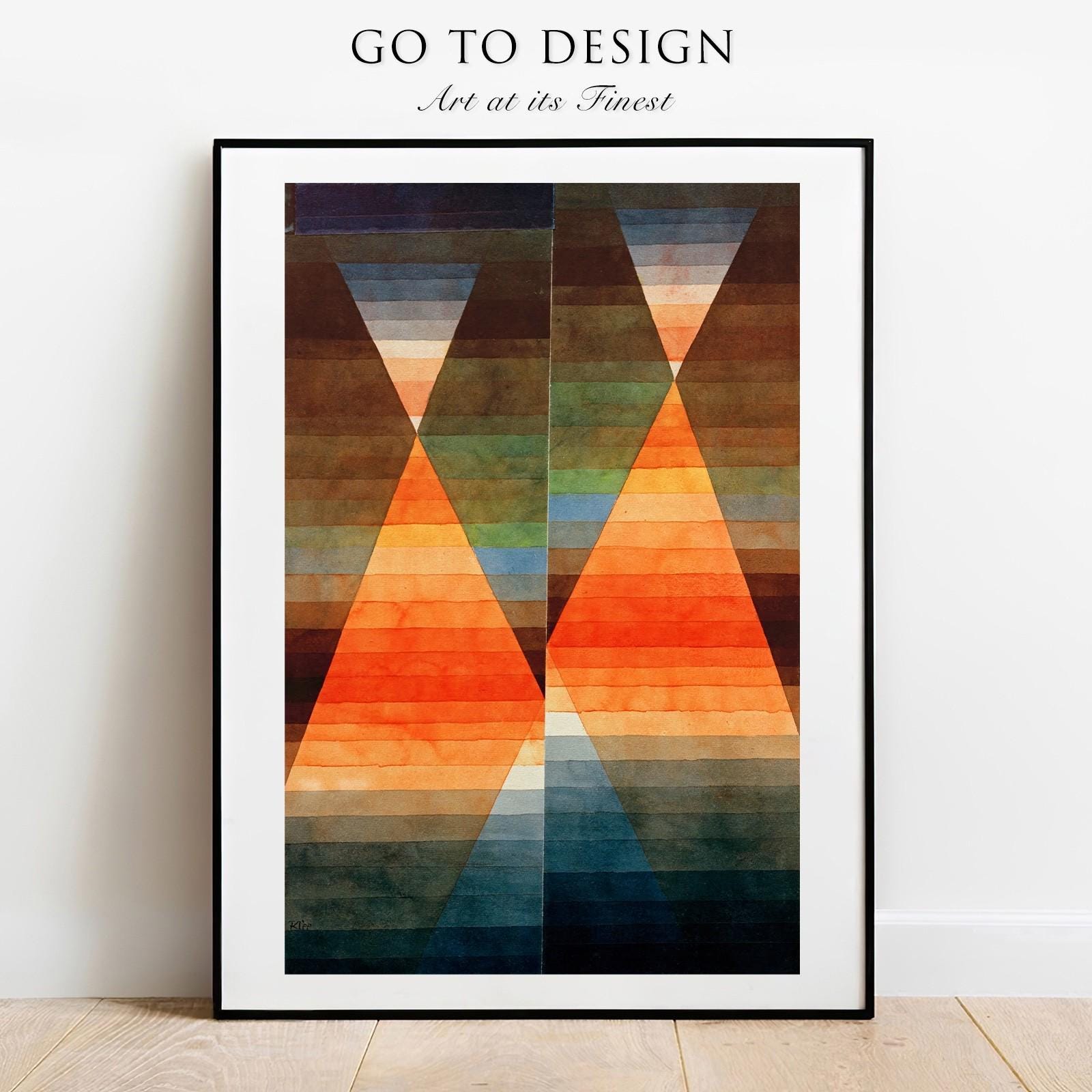Paul Klee Double Tent Print - Modern Gallery Wall Art Home Decor