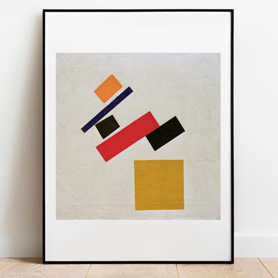 Malevich Print - Suprematism 1915, Abstract Gallery Wall Art - Etsy
