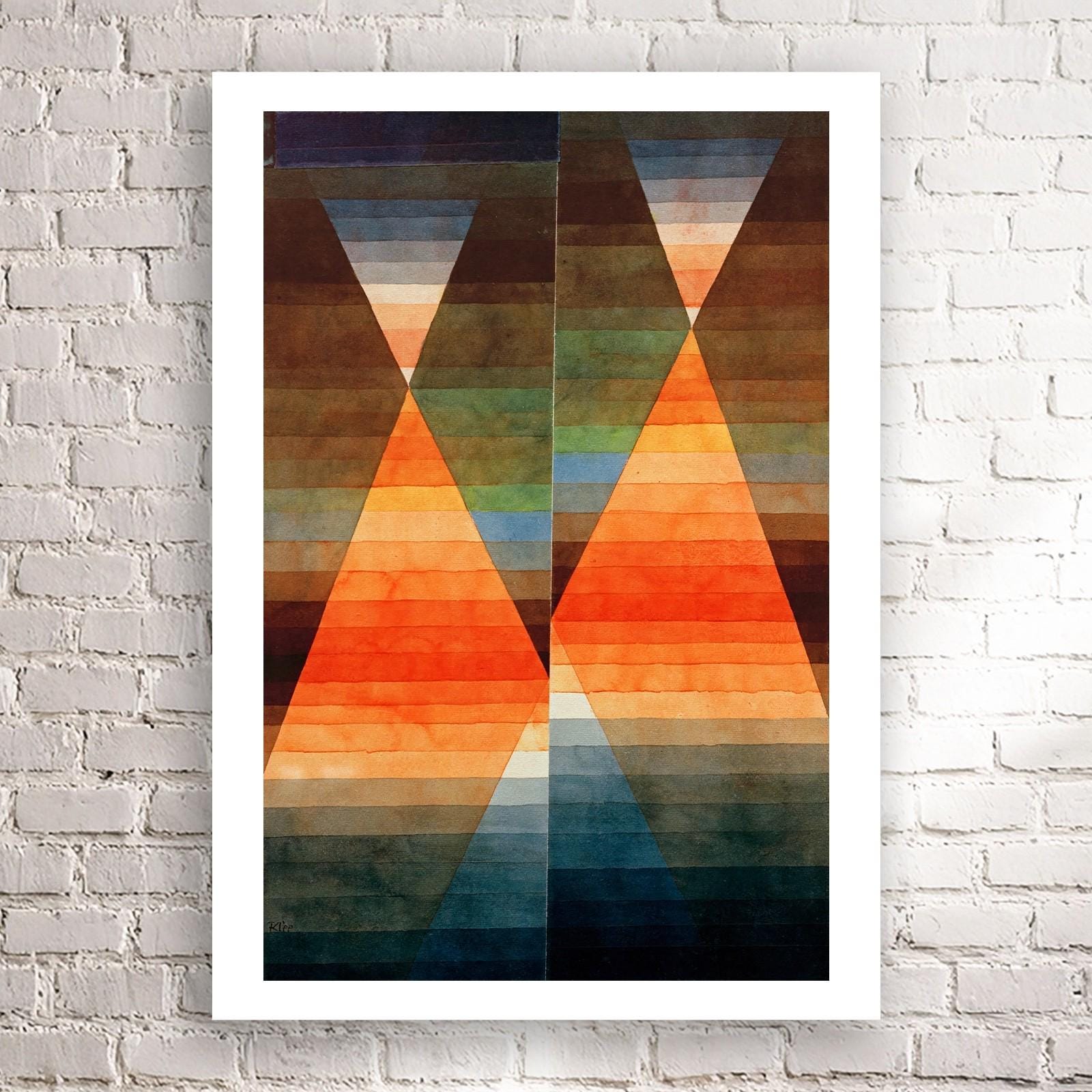 Paul Klee Double Tent Print - Modern Gallery Wall Art Home Decor