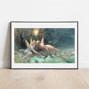 Dore The Fairies gallery wall art print vintage poster art famous artist print home decor