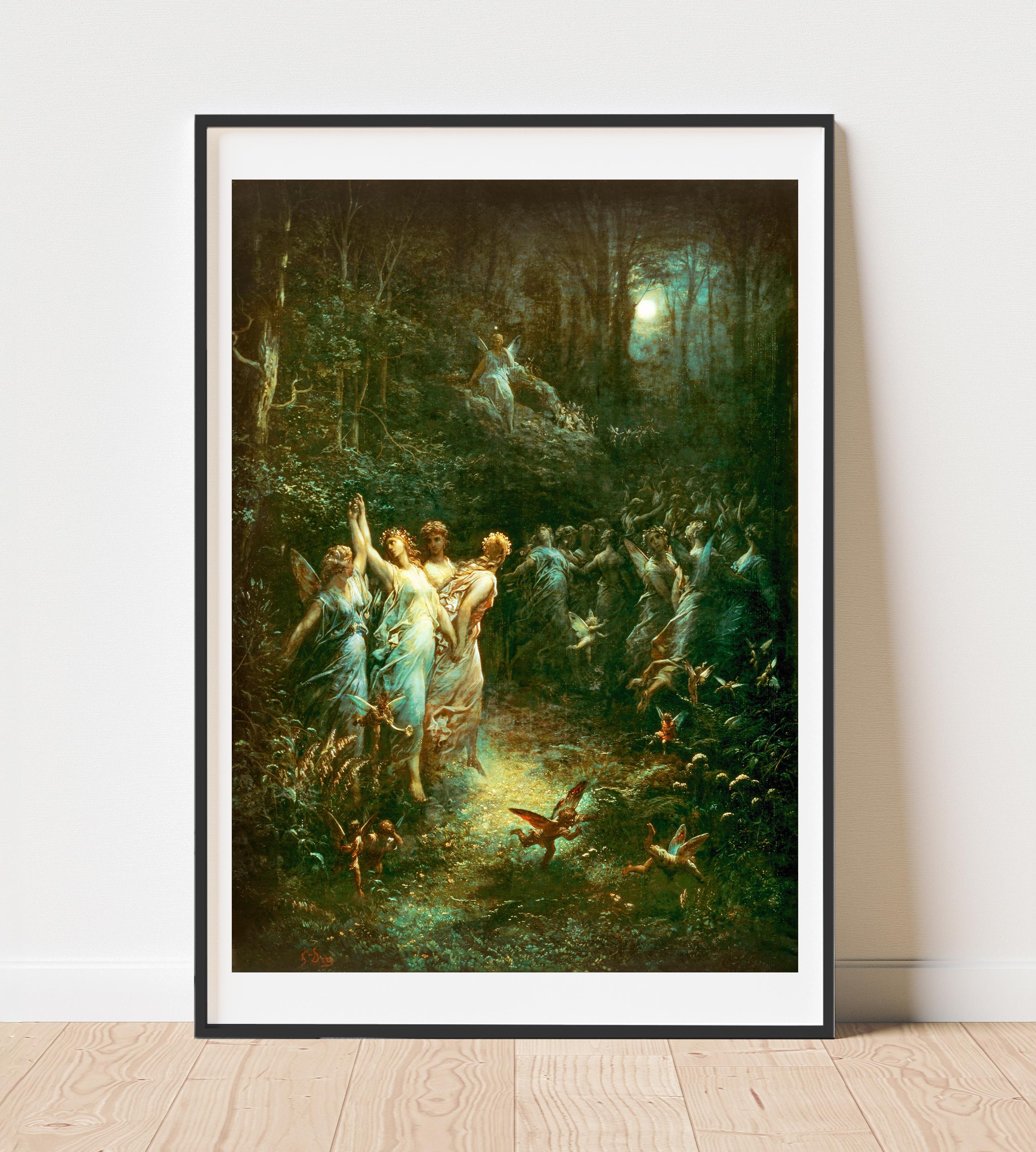 Impresión de El sueño de una noche de verano de Gustave Doré: Vintage  Fairies Gallery Art - Etsy México, image size:2579x2868