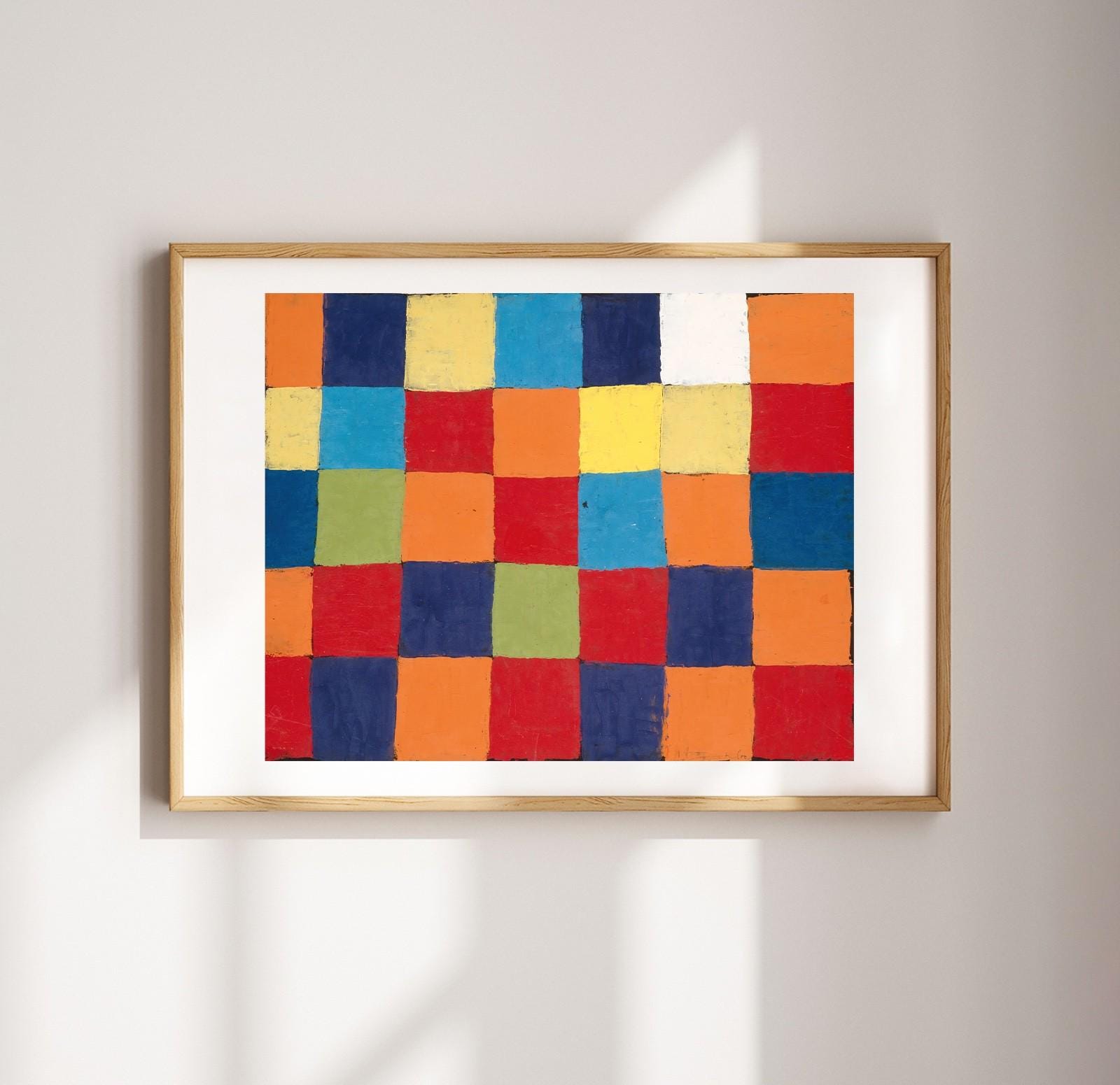 Paul Klee Colour Table Print - Vintage Modern Art Poster - Etsy