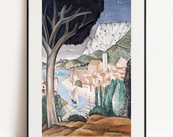 André Derain - Martigues Harbour, 1913 Fauvism Fine Art Wall Poster