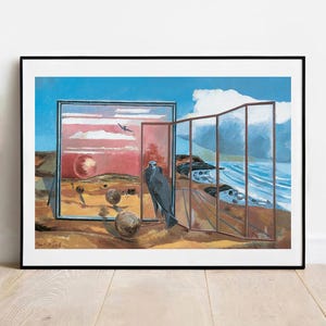 Paul Nash Landscape from a Dream Art Print: Vintage Surrealist Painting