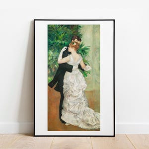 Renoir Dance in Town home decor gallery wall art classic poster art vintage famous artist print