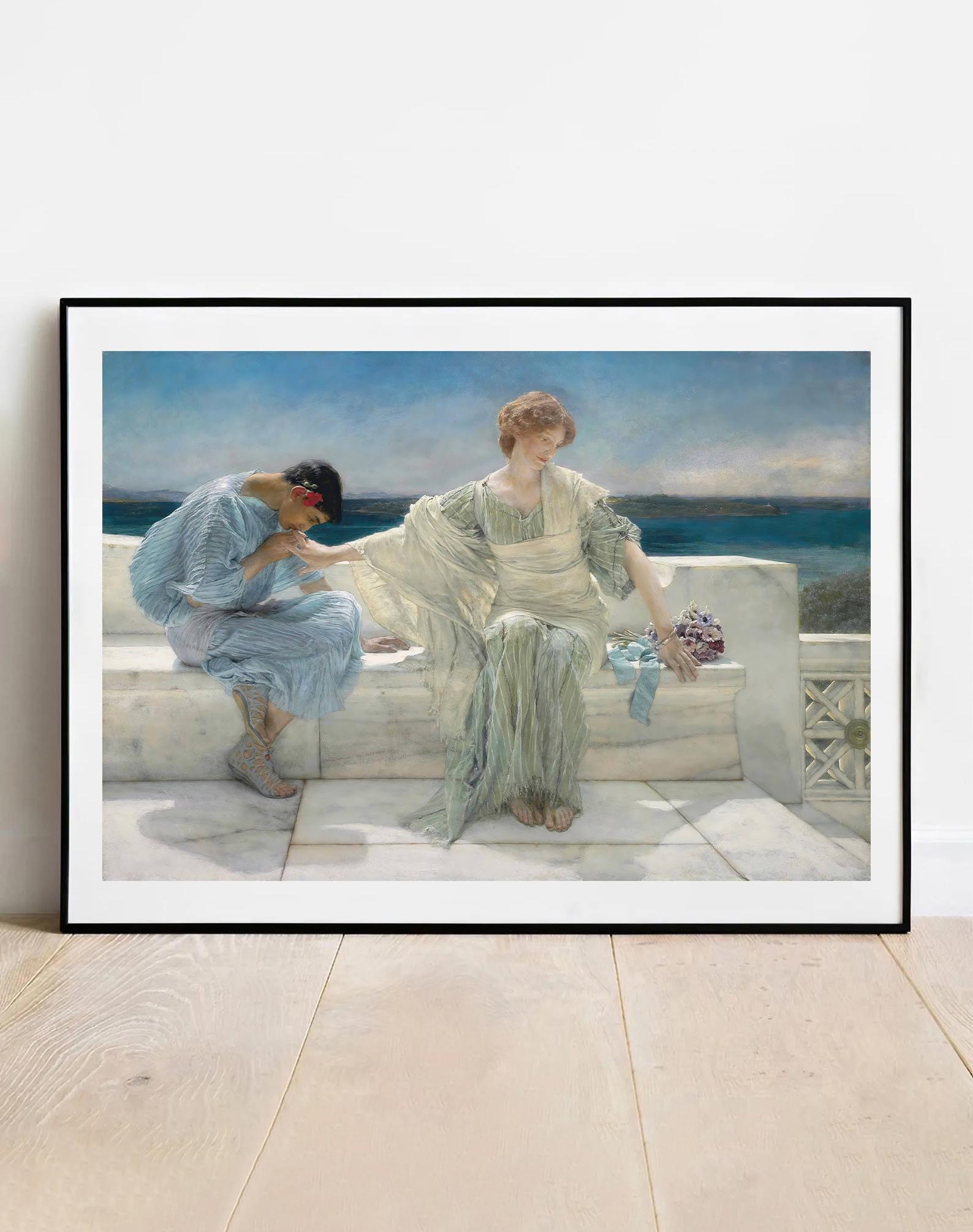 アルマ＝タデマのプリント - もう私に聞かないで ロマンチックなファインアートポスター