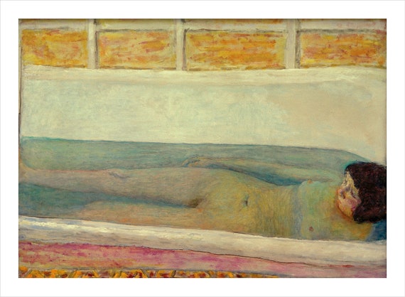 Bonnard The Bath bathroom fine art giclee print poster wall art various sizes