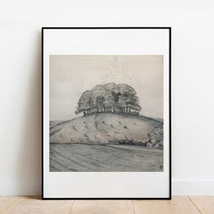 Nash The Wood on the Hill fine art print gallery wall art classic poster art vintage famous artist print
