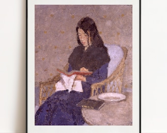 Gwen John Print - The Seated Woman, 1910, Fine Art Wall Poster