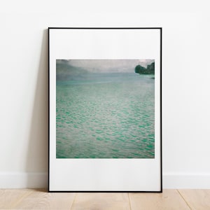 Klimt On Attersee fine art print home decor gallery wall art classic poster art vintage famous artist print