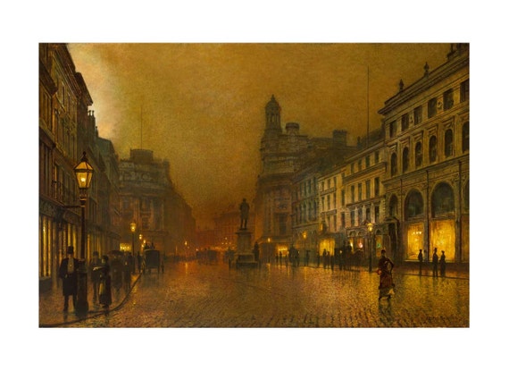 various sizes fine art giclee print poster Yorkshire Whitby Grimshaw