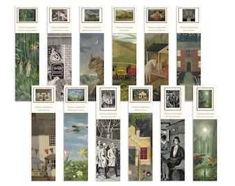 Tirzah Ravilious Fine Art ブックマークコレクション - ブックマーク12個セット