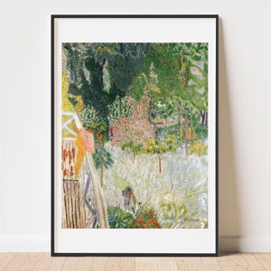 Bonnard Balcony in Vernonnet wall decor gallery wall art print vintage poster art famous artist print