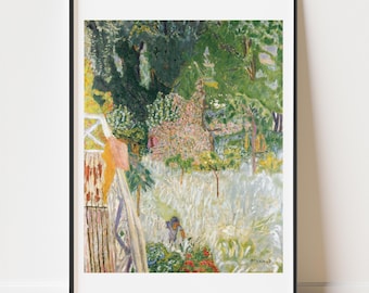 Bonnard Balcony in Vernonnet wall decor gallery wall art print vintage poster art famous artist print