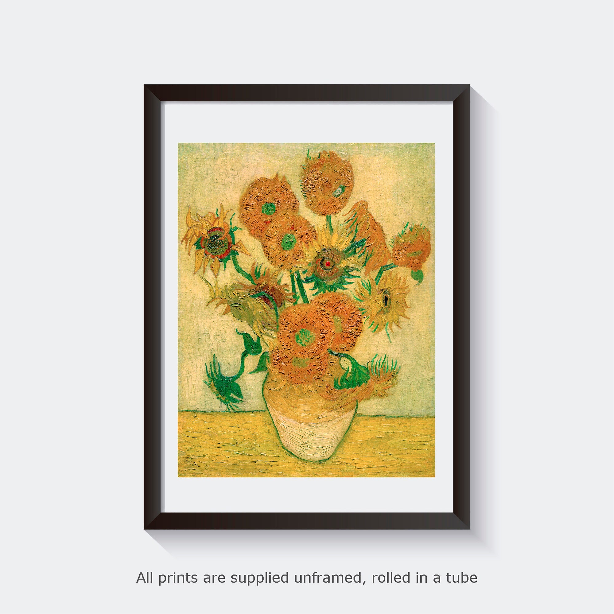 Fine Art Print Van Gogh Sunflowers 1889 Unframed Wall Etsy UK