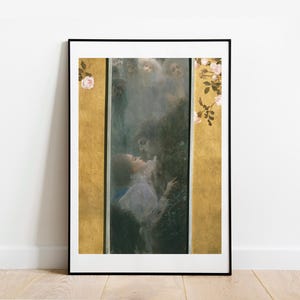 Klimt Love fine art print home decor gallery wall art classic poster art vintage famous artist print