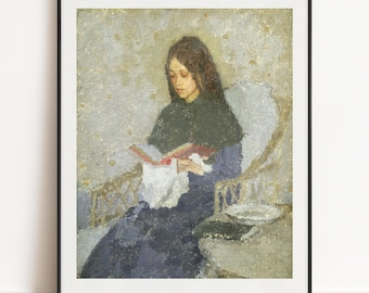 Gwen John print - The Precious Book, 1916, Gallery Wall Art