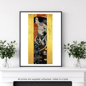 Klimt Salome 1909 fine art print home decor gallery wall art classic poster art vintage famous artist print image 1