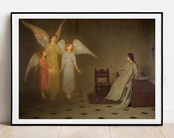 アートポスター「目覚め」：トーマス・クーパー・ゴッチ ヴィンテージ ジクレープリント