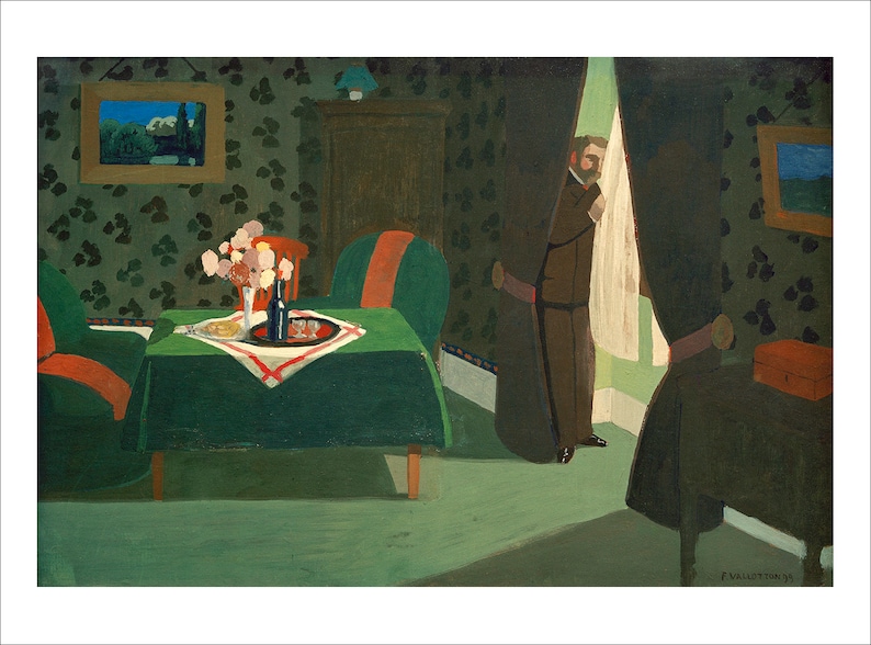 La Paresse cat various sizes Vallotton fine art giclee print poster