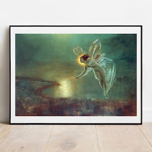 Grimshaw Spirit of the Night Fairy print gallery wall art print vintage poster art famous artist print