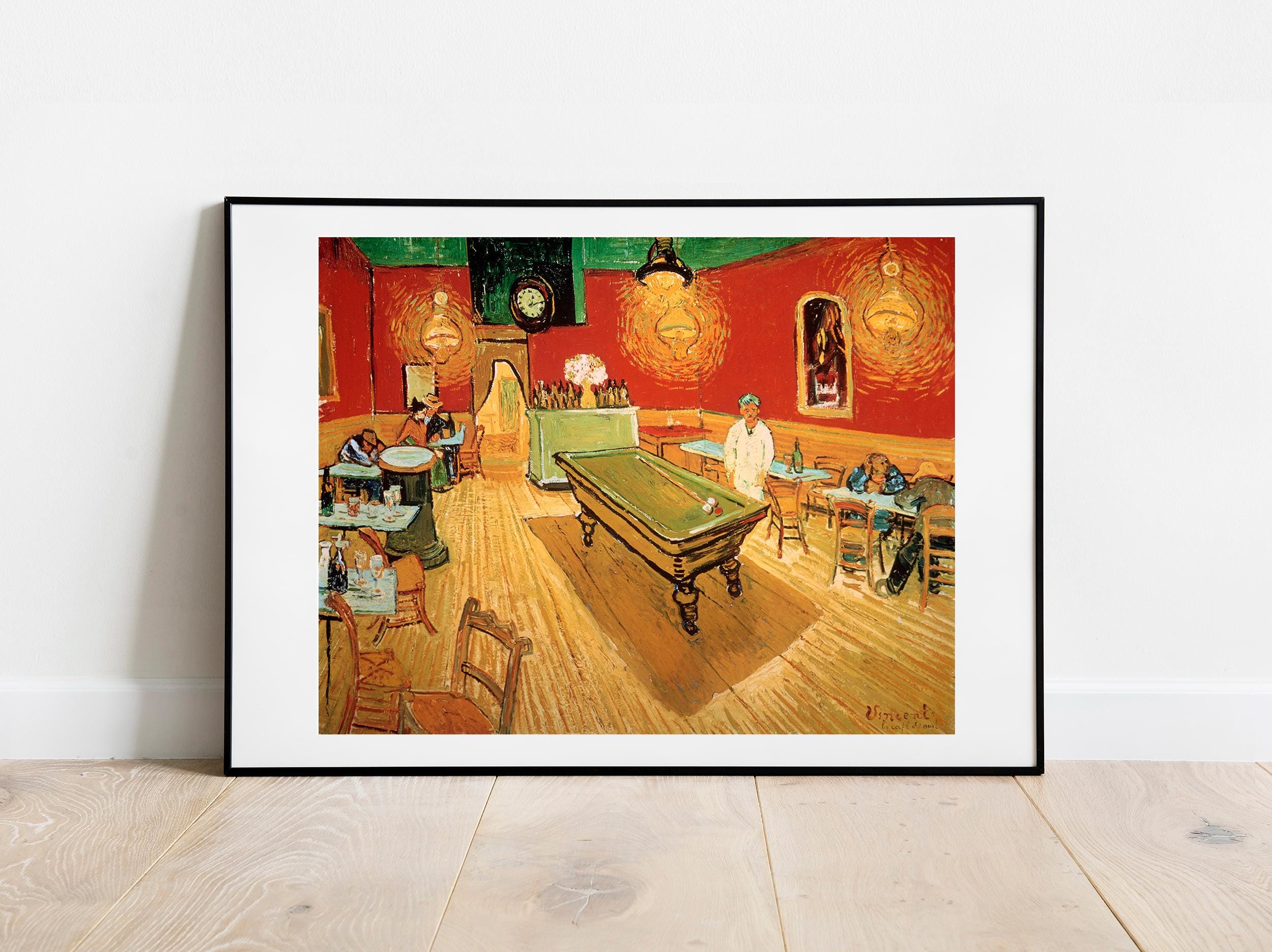 Van Gogh The Night Cafe home decor gallery wall art classic poster art vintage famous artist print
