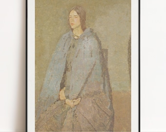 Gwen John - The Pilgrim, 1915, Portrait Fine Art Wall Poster