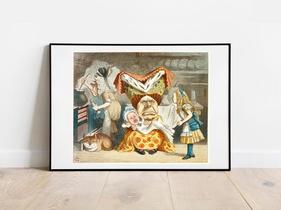 不思議の国のアリス ウォールデコ ジョン・テニエル 壁掛け