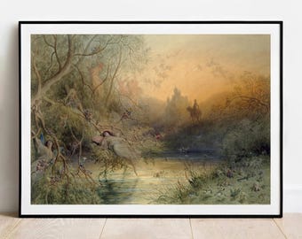 ギュスターヴ・ドレの妖精の国の版画：ヴィンテージギャラリーウォールアートホームデコレーション