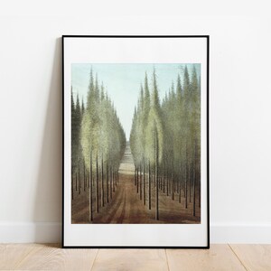 Spilliaert Fire Path trees 1944 gallery wall art print vintage poster art famous artist print home decor