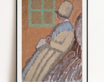 Gwen John Print - Woman in Profile, 1930, Gallery Wall Art