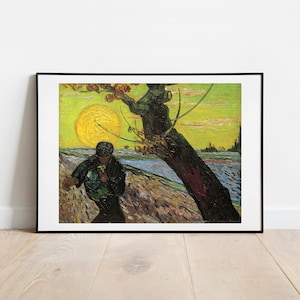Van Gogh The Sower gallery wall art print vintage poster art famous artist print home decor
