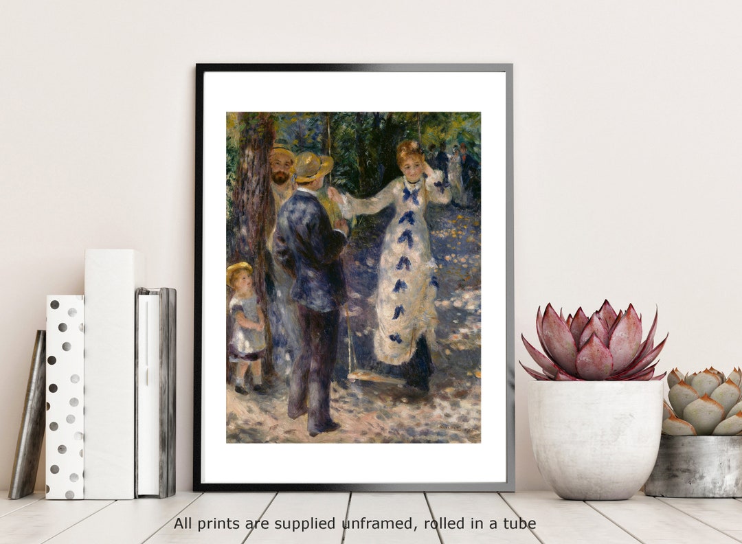 Renoir the Swing Home Decor Gallery Wall Art Classic Poster Art Vintage ...