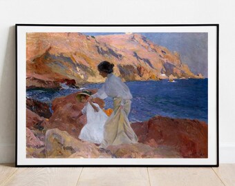 Sorolla Clotilde und Elena Galerie Wand Kunst Druck Vintage Plakat Kunst berühmter Künstler Druck Wohnkultur