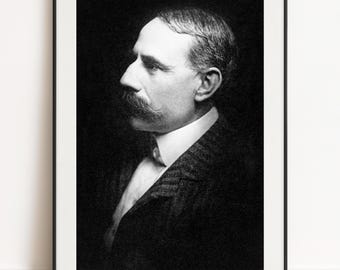 Sir Edward Elgar 1900 – Rare Vintage Photographic Portrait, Fine Art Print