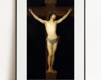 Francisco Goya Print, Christ Crucified 1780, Spanish Wall Art Poster