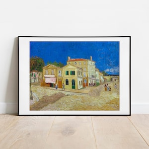 Van Gogh The Yellow House Print: Vintage Gallery Wall Art Decor