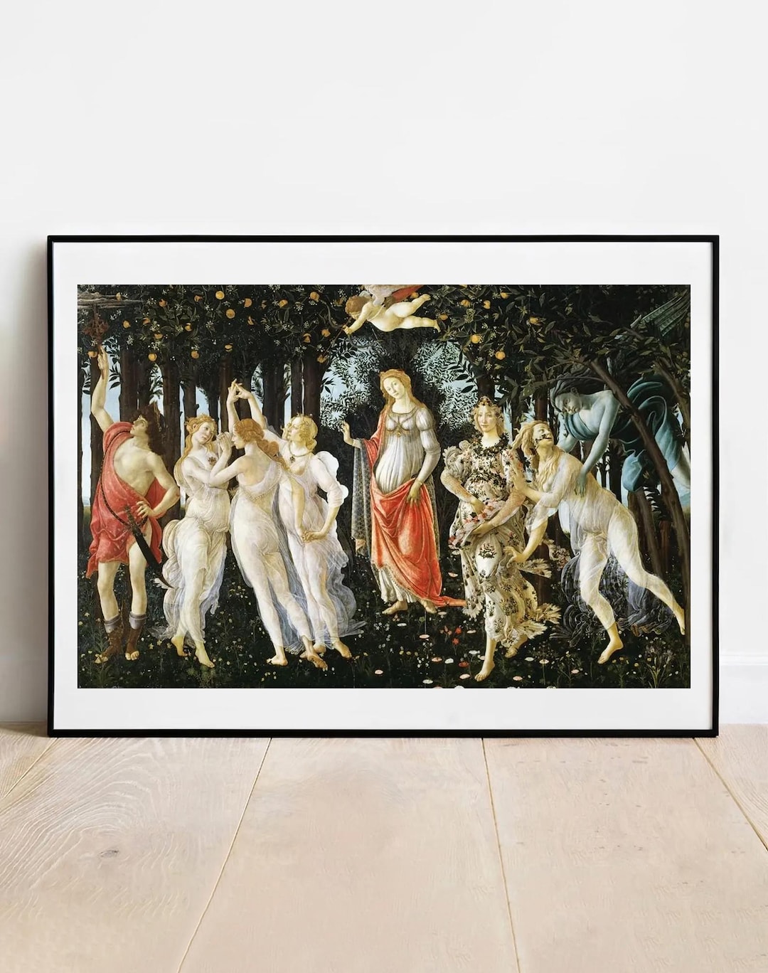 Primavera Renaissance Botticelli La Primavera Print - Renaissance Fine Art Poster Home Decor ...