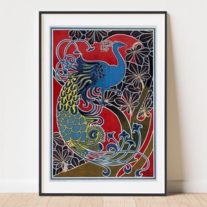 Combaz La Libre Esthetique galería art nouveau arte de pared impresión cartel vintage arte famoso artista impresión
