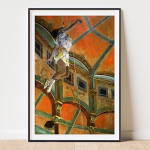Degas Miss La La à la galerie Cirque Fernando impression d'art mural affiche vintage impression d'artiste célèbre