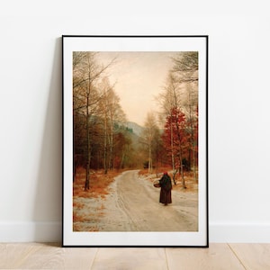 Millais Glen Birnam Park Print: Vintage Scottish Landscape Art Home Decor