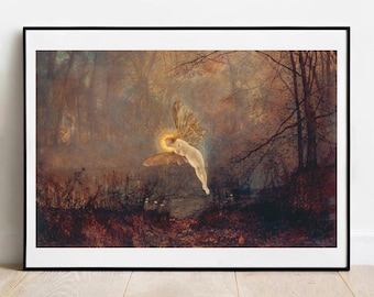 Grimshaw Midsummer Night Fairy Print: Vintage Gallery Wall Art