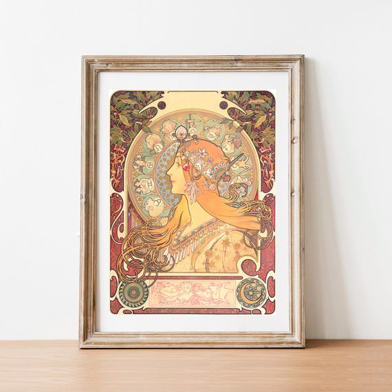 限定値下げ　ミュシャ　JOB　ポスター　イタリアで印刷されたもの アルフォンス・ミュシャ 「JOB」 | | アトリエ・ブランカ