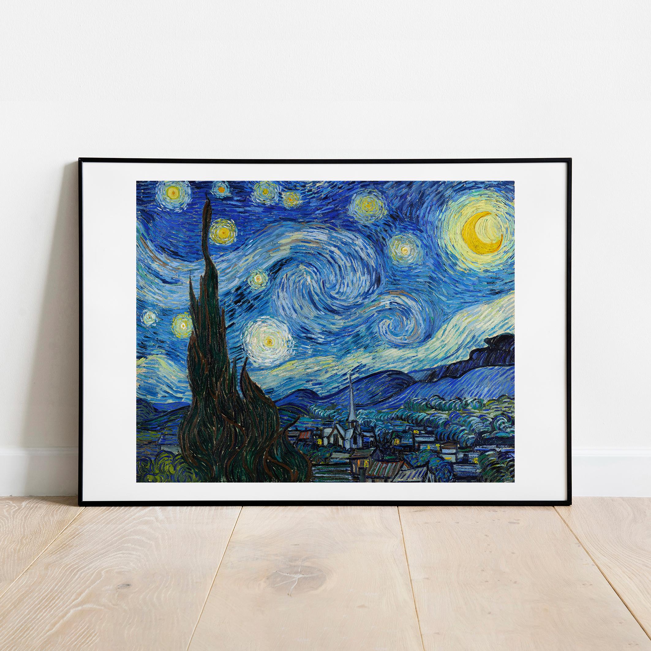 絵画　ゴッホ「星月夜」 ゴッホの《星月夜》はエッフェル塔に影響を受けた!? イギリスの