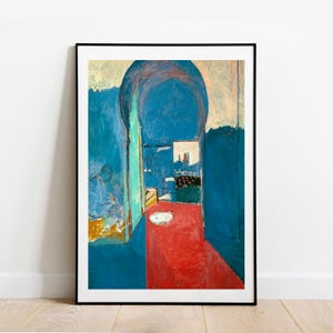 Stampa di Matisse all&#39;ingresso della Casbah: poster giclée di Vintage Gallery Wall Art