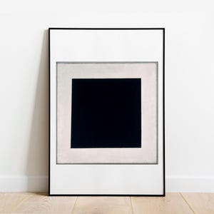 Malevich Black Square home decor gallery wall art classic poster art vintage famous artist print
