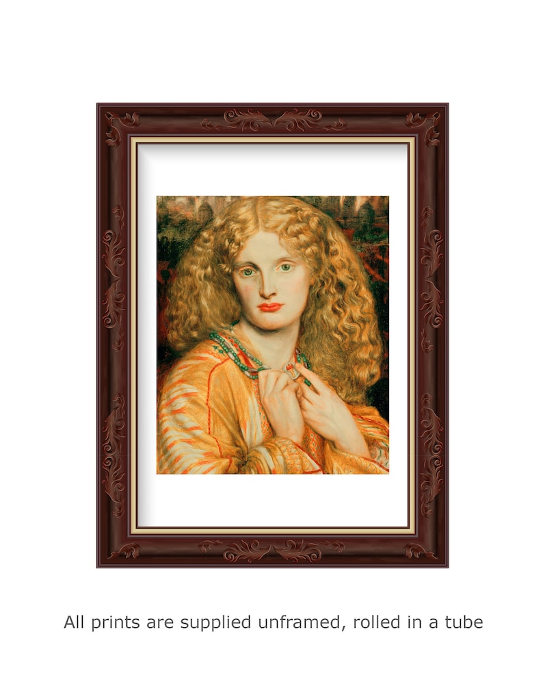 Helen of Troy portrait fine art giclee print in choice of sizes Rossetti