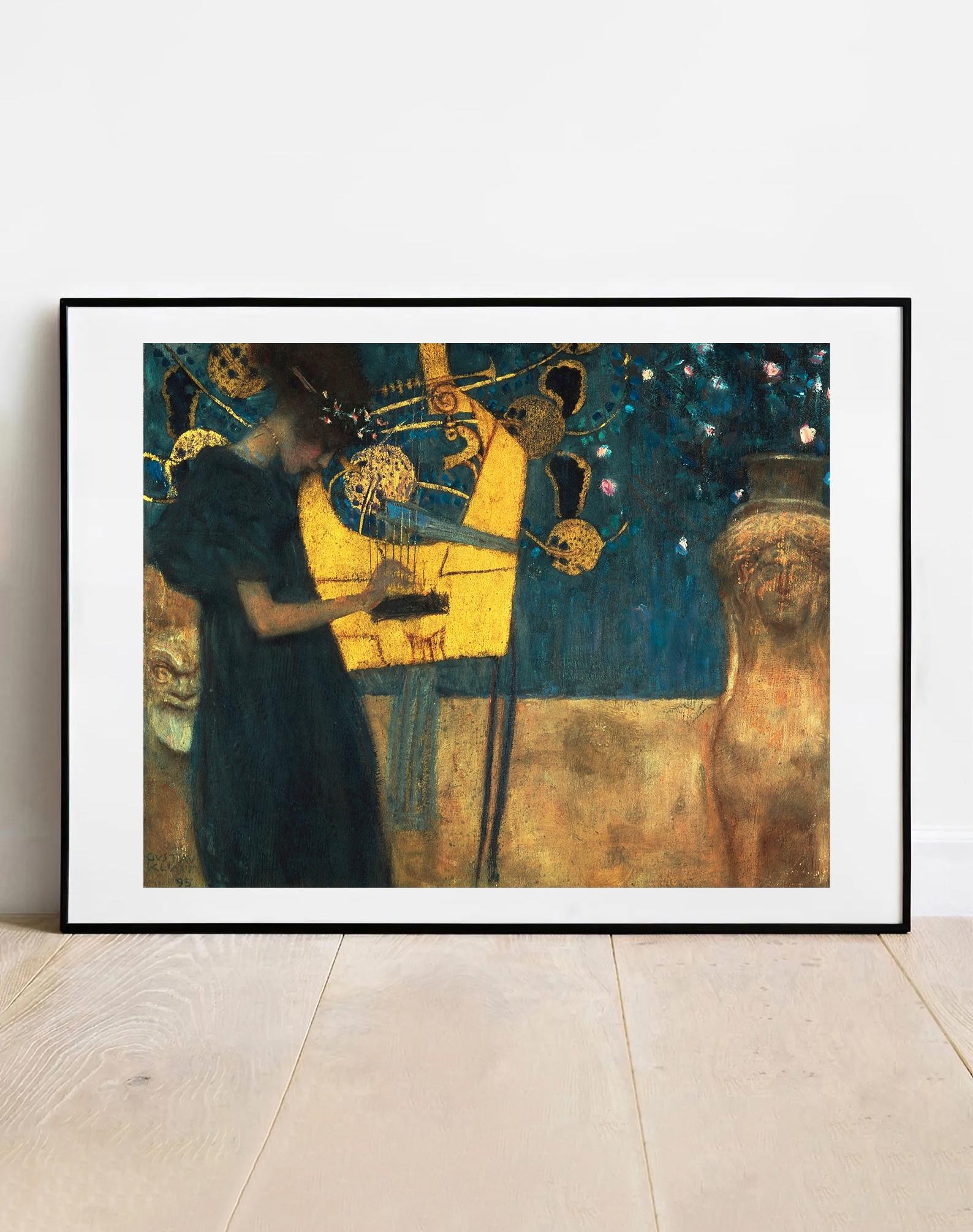 Klimt the Music Art Nouveau Print - Vintage Gallery Wall Decor - Etsy